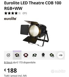 X5 fari teatrali led in coondizioni pari al nuovo