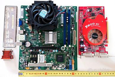 Build Intel dual core E5300, 1 GB DDR3, ATi X800GT