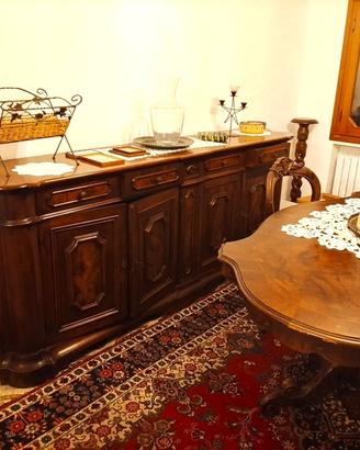 Credenza Grande in Noce e Radica - Stile Veneto