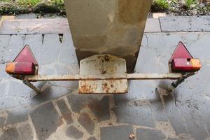 Portatarga per rimorchi auto