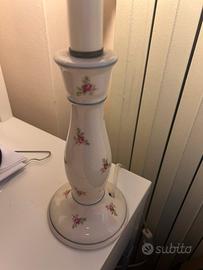 Lampada da tavolo in fine porcellana  inglese