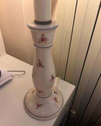 Lampada da tavolo in fine porcellana  inglese