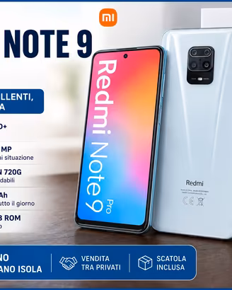 Xiaomi Redmi Note 9 Pro 6/64GB + scatola