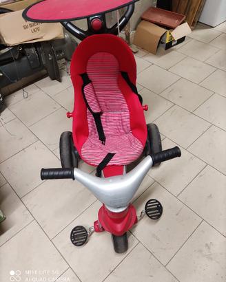 triciclo  evolutivo rosso bambino  Feber
