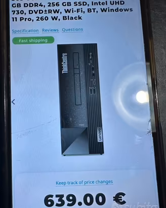 NUOVO MAI ACCESO PC COMPLETO.