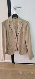 giacca lino benetton