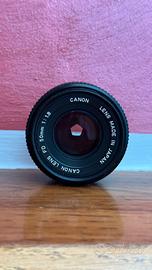 Obiettivo Canon 50mm 1:1.8f