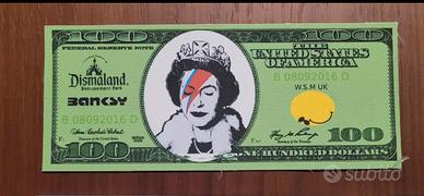 Banconota parco Dismaland Banksy