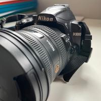 Fotocamera NIKON D3000, obiettivi,accessori
