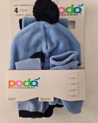 Set 4 pezzi bimbo Blu