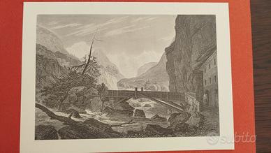 Grafica d'arte - Tra i monti - W, Brockedon