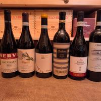 lotto 6 vini rossi Piemonte