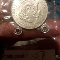 mezzo dollaro argento 1964