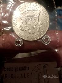 mezzo dollaro argento 1964