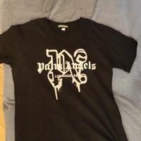 T-shirt nera Palm Angels "Los Angeles" unisex
