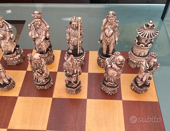 Scacchi cinesi in legno