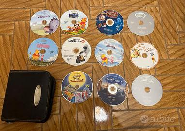 11 dvd cartoni Walt Disney +raccoglitore