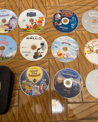 11 dvd cartoni Walt Disney +raccoglitore