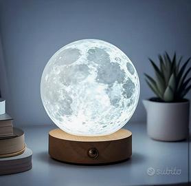 Lampada da Tavolo Decorativa a Forma di Nuova Luna