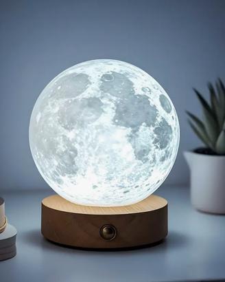 Lampada da Tavolo Decorativa a Forma di Nuova Luna