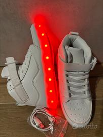 Scarpe unisex con luci lampeggianti n.37
