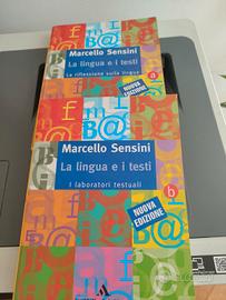 Marcello Sensini " La lingua e i testi." 2 vol.