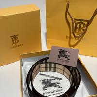 Cintura burberry originale con scatola e shopper