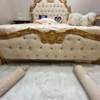 Letto matrimoniale stile classico + rete nuova