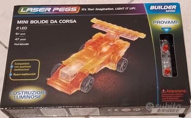 Laser Pegs - Mini bolide da corsa - Modello 10012