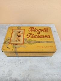 Scatola in latta biscotti Plasmon