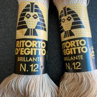 due matassine  filo da uncinetto