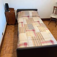 Letto Flou duetto cm 85x200 in pelle con 2 letto