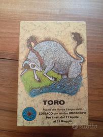 puzzle vintage zodiaco segno TORO MB anni 70 125 p