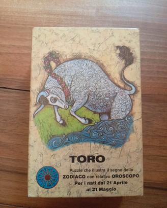 puzzle vintage zodiaco segno TORO MB anni 70 125 p