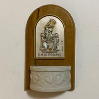 Beata Vergine di Pompei Santino con Balconcino