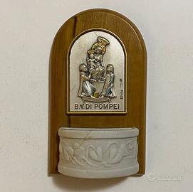 Beata Vergine di Pompei Santino con Balconcino
