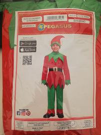Costume elfo bambino 11/12 anni