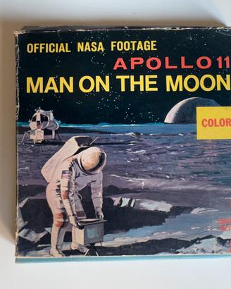 Pellicola 8mm ufficiale NASA primo uomo sulla luna