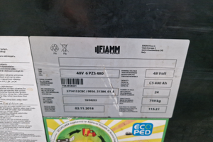 Batteria Fiamm carrello elevatore