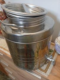 contenitore da 20 LT in acciaio inox