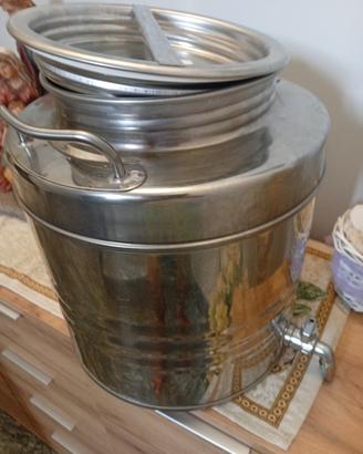 contenitore da 20 LT in acciaio inox