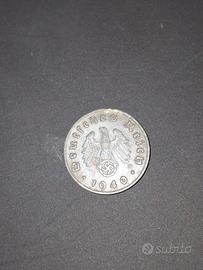 moneta terzo reich 1940 originale 