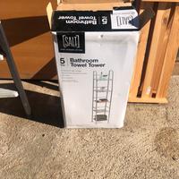 Scaffale bagno 5 ripiani
