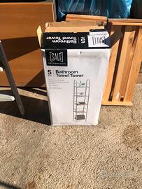 Scaffale bagno 5 ripiani