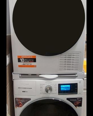 asciugatrice e lavatrice whirlpool serie 6 