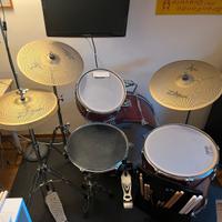 Batteria Premier + Zildjian LV