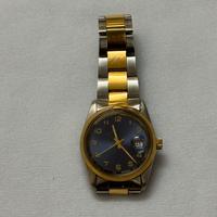 Orologio watch quarzo in acciaio oro vintage