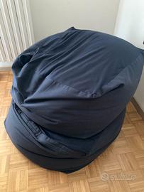 2 pouf MUJI con cover blu originali in buono stato
