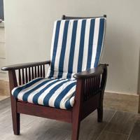 Poltrona antica e reclinabile