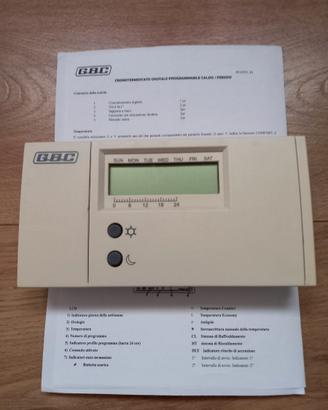 Cronotermostato programmabile GBC digitale